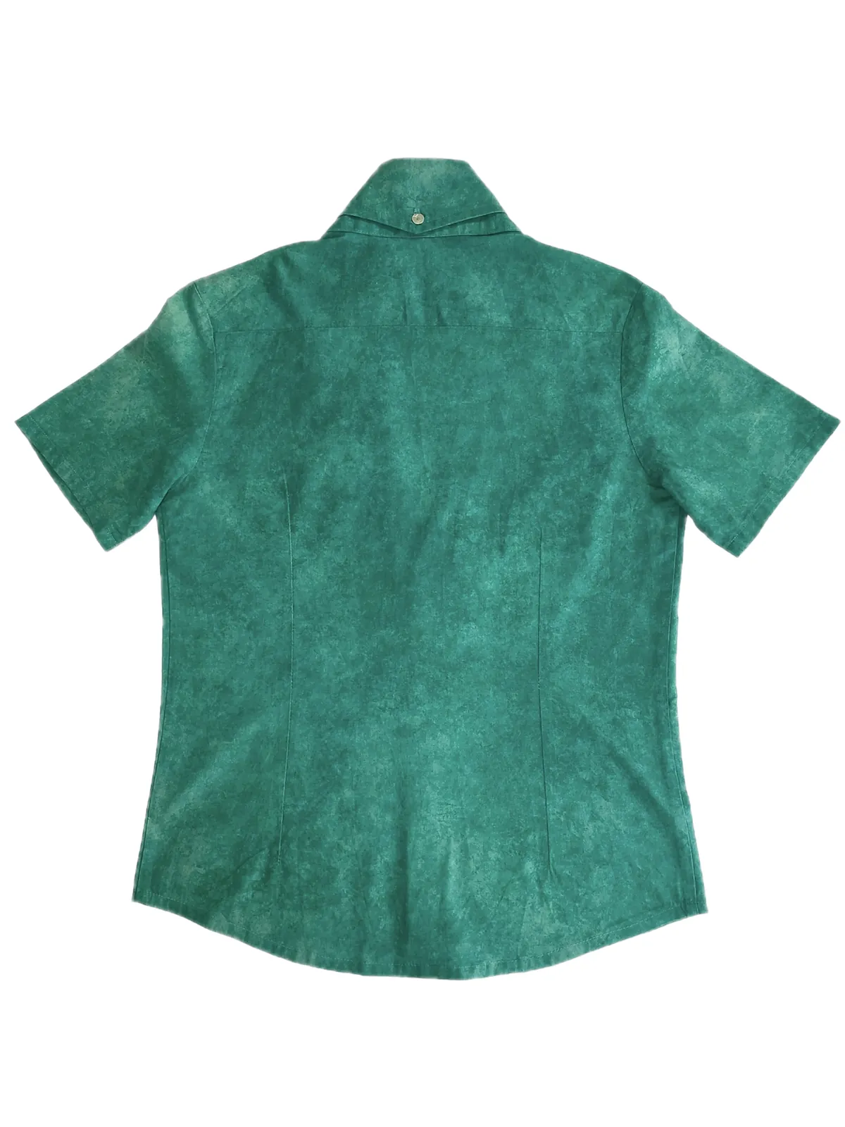 Camisa Afrika, Aguamarina, manga corta