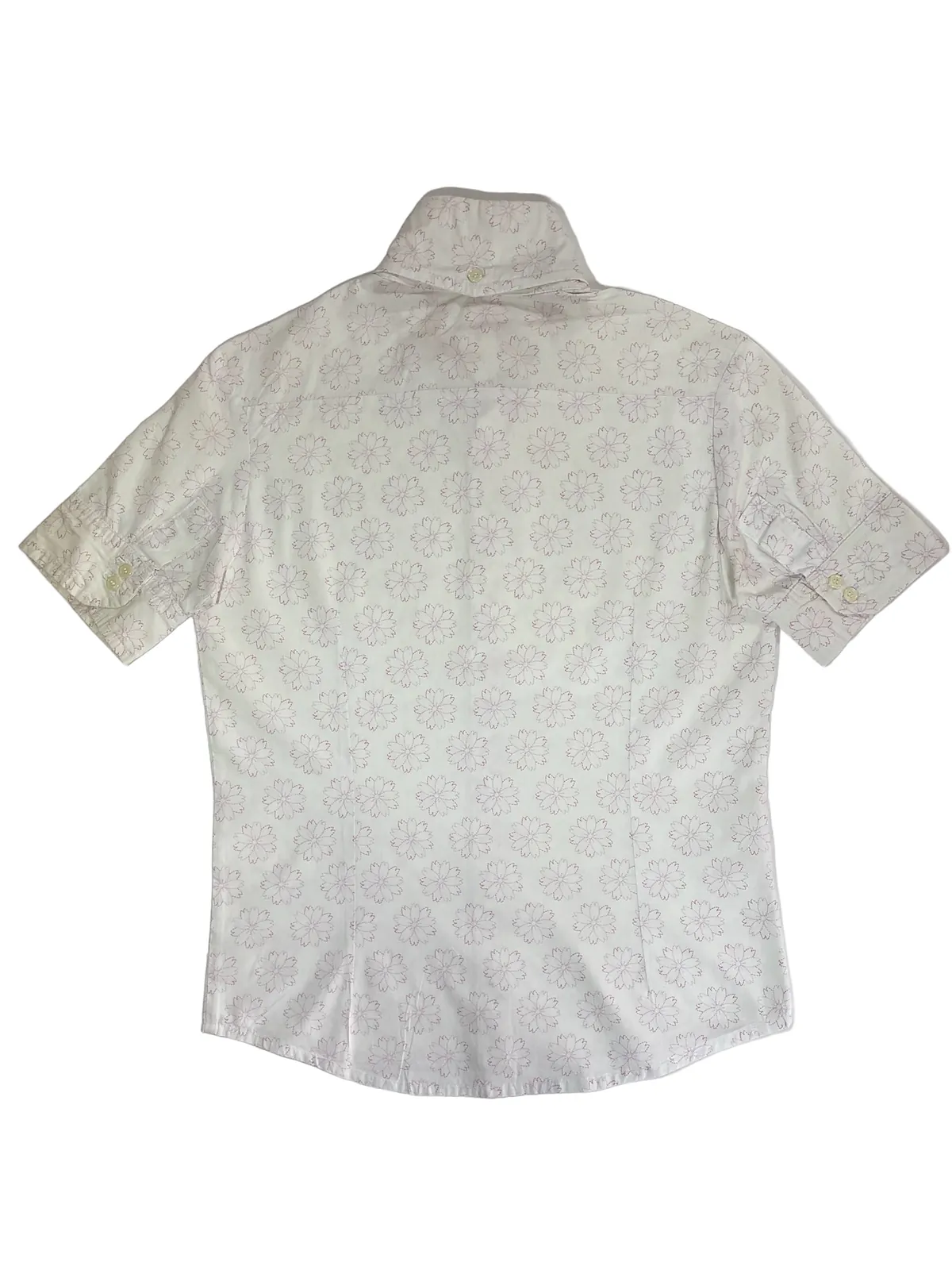 Camisa Oriental, Estampado de flor de sakura