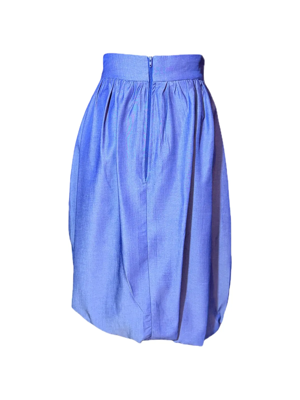 Falda globo con flor, Tencel