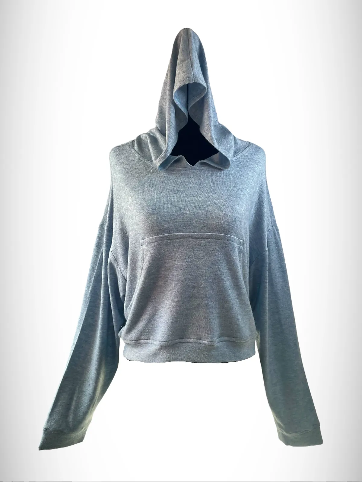 Suéter oversize, Punto con capucha