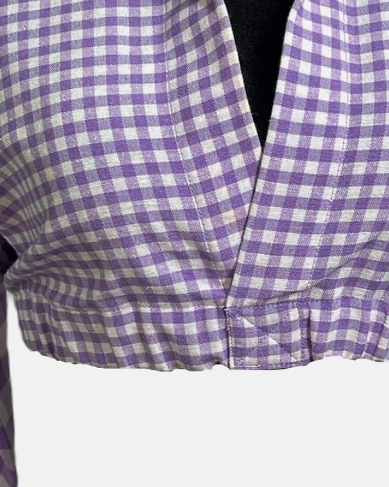 Detalle del tejido: 100 % algodón vichi.