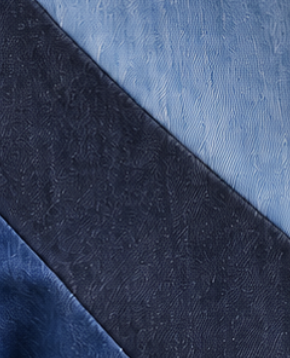 Detalle del tejido: Denim de distintos tonos