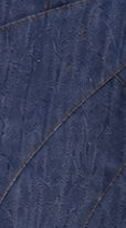 Detalle del tejido: Denim reutilizado